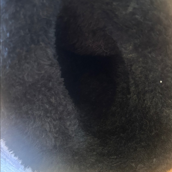 Fuzzy Black Hat Women’s - Picture 2 of 3